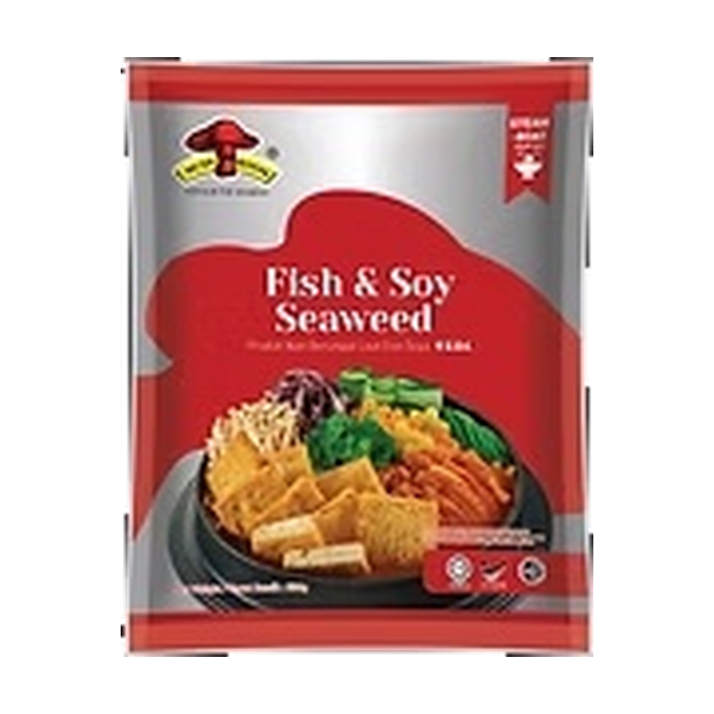 MUSHROOM FISH & SOY SEAWEED 500G