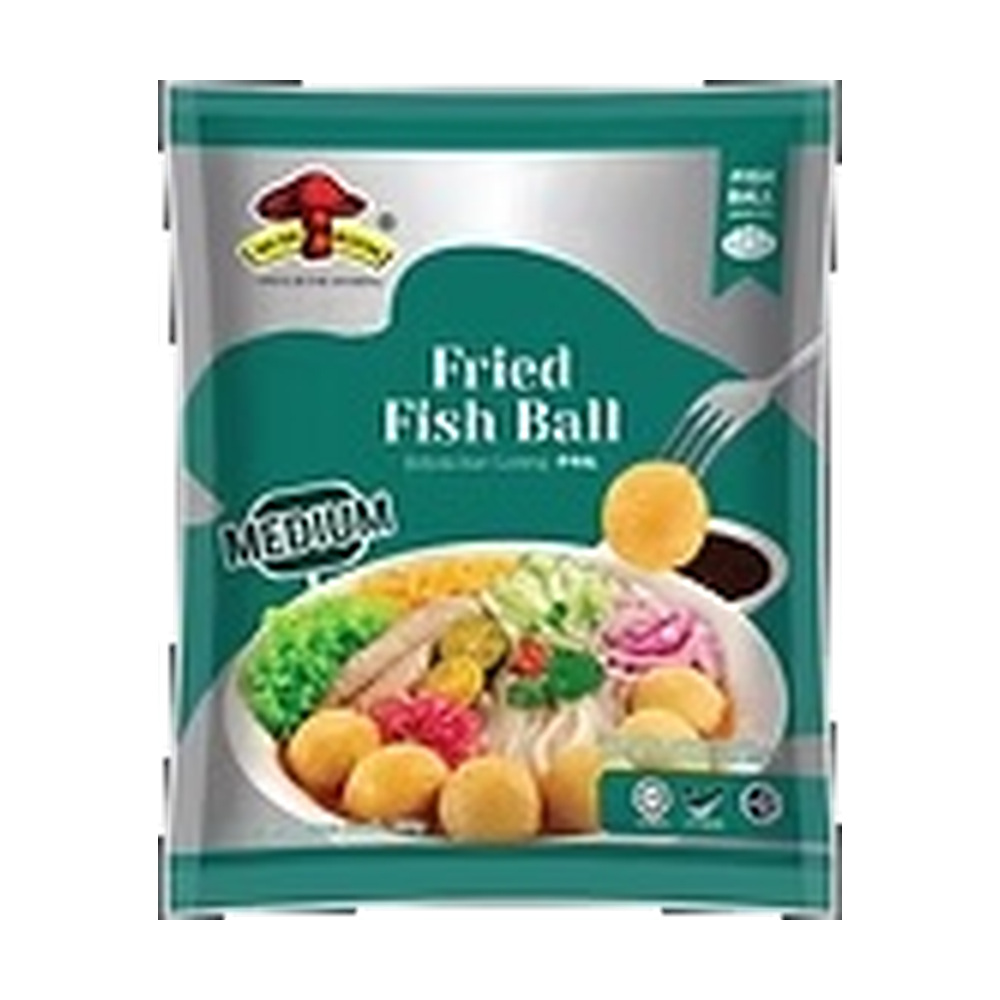 MUSHROOM FRIED FISH BALL (M) 500G